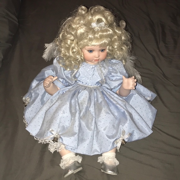 porcelain dolls with angel wings